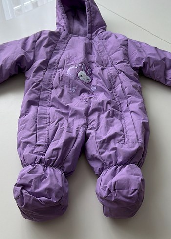 Mor Bebek Kız Tulumu - Görsel 3