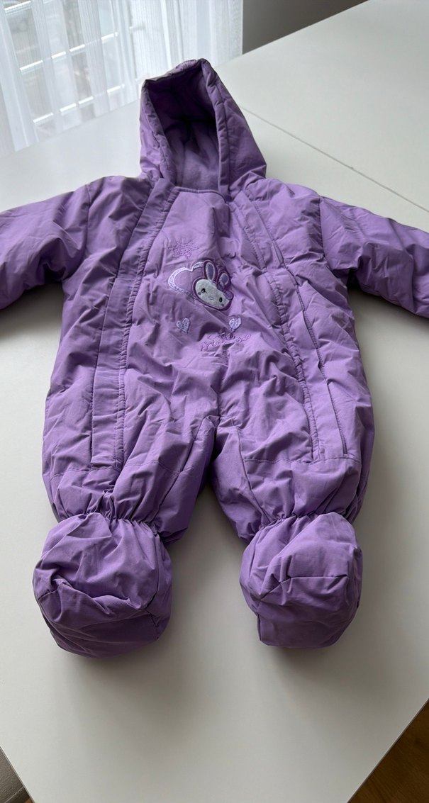 Mor Bebek Kız Tulumu - Görsel 3