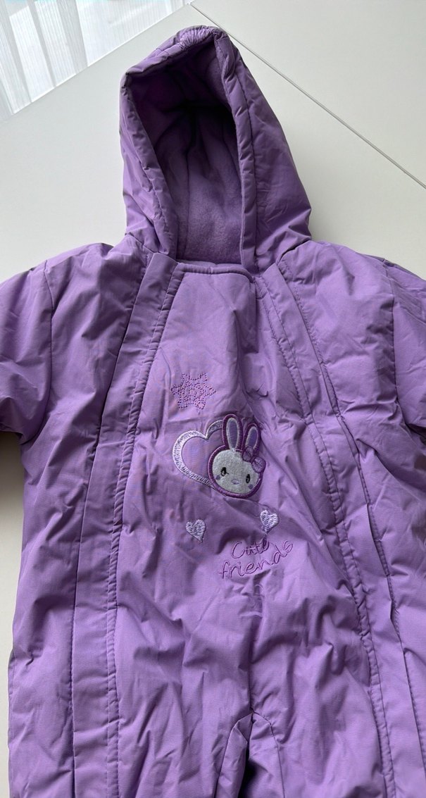 Mor Bebek Kız Tulumu - Görsel 2