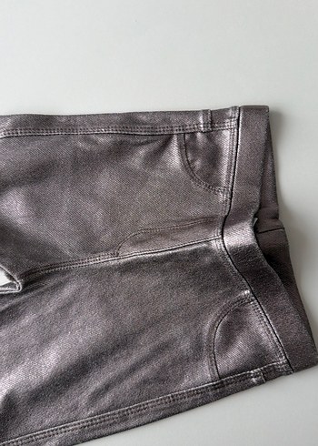 Kız Çocuk Gri Denim Tayt - Görsel 6