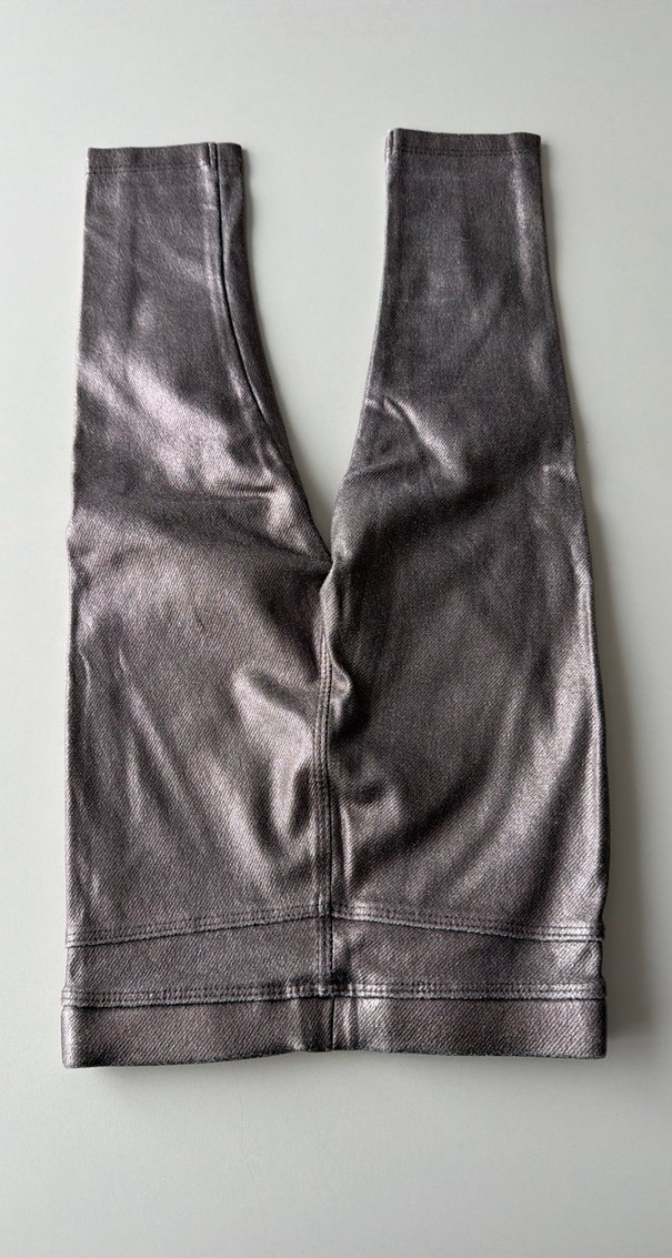 Kız Çocuk Gri Denim Tayt - Görsel 5