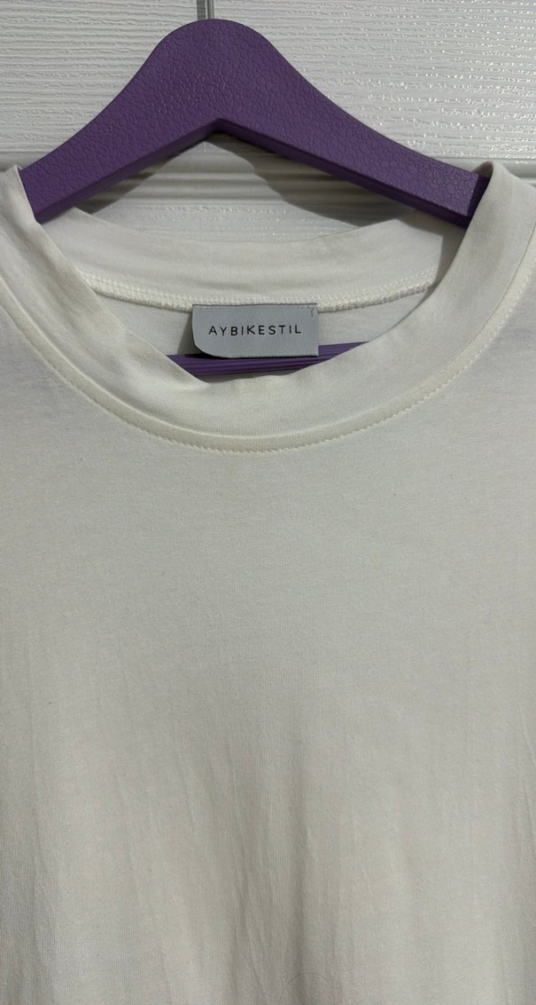 Kadın Beyaz Kolsuz Pilili Midi Tunik aybikestil marka - Görsel 4