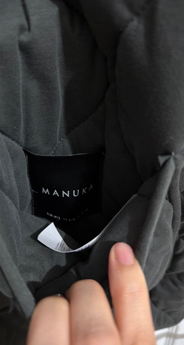 Düğmeli Gri Kadın Yelek Manuka marka hiç kullanılmadı - Görsel 4