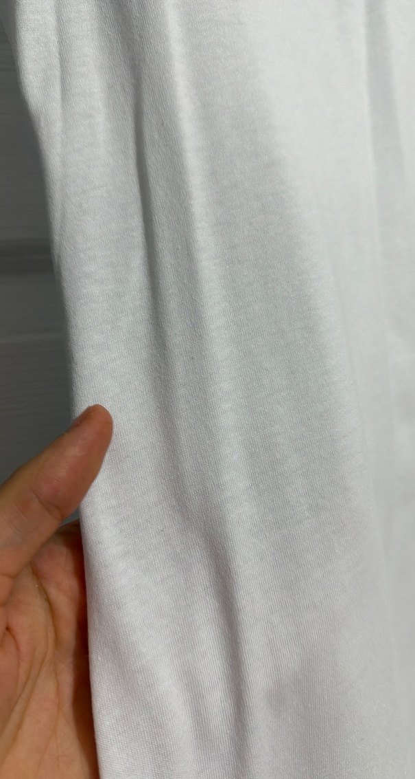 Kadın Beyaz Kolsuz astar elbise %100 Pamuk uzunlugu 1.67 - Görsel 4