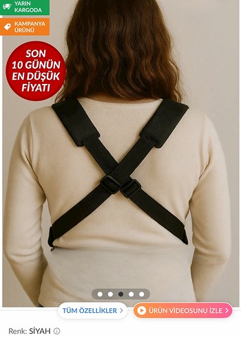 Molmini Comfort Siyah Bebek Taşıyıcı - Görsel 6