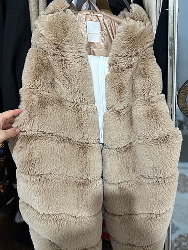 Pierrecardin kürk yelek - Görsel 7
