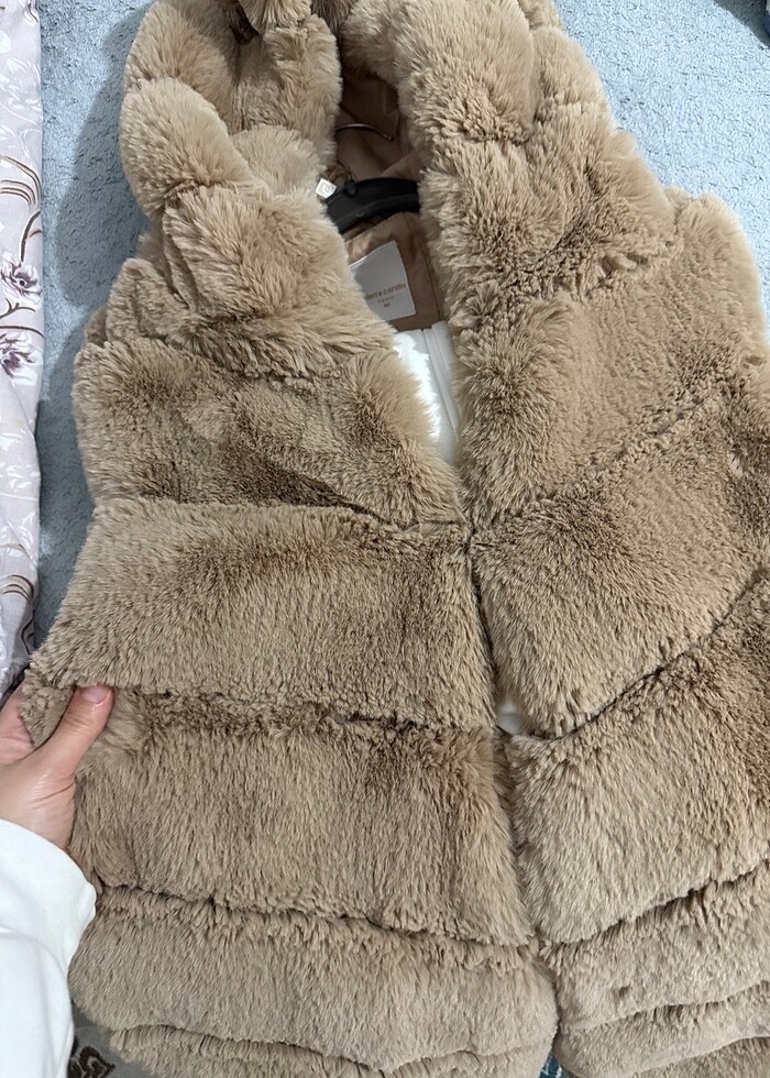 Pierrecardin kürk yelek - Görsel 4
