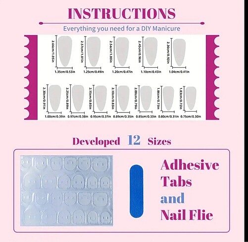 12li takma tırnak seti - Görsel 3