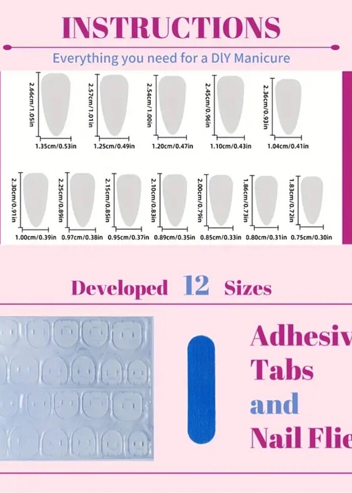 12li takma tırnak seti - Görsel 3