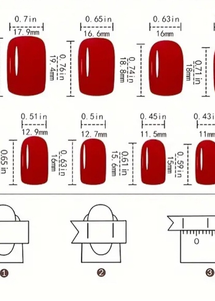 12li takma tırnak - Görsel 2