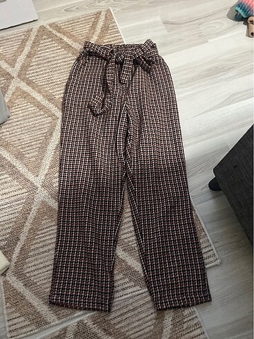 Kışlık ekoseli pantolon