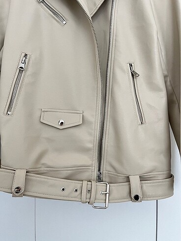 s Beden ten rengi Renk Stradivarius Oversize Deri Ceket