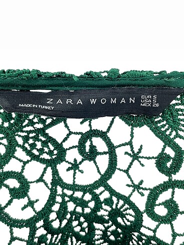 s Beden yeşil Renk Zara Bluz %70 İndirimli.
