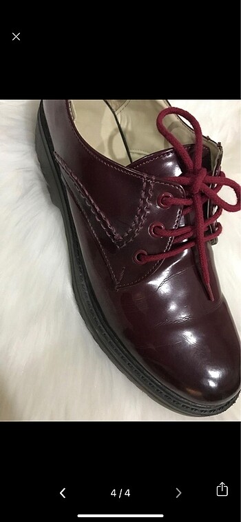 36 Beden bordo Renk Ayakkabı