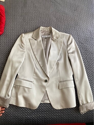Saten blazer ceket
