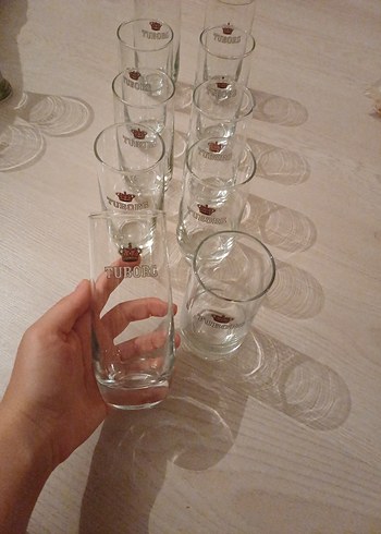 Tuborg Logolu Cam Bardak Seti