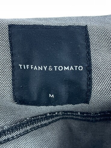 m Beden gri Renk Tiffany Tomato Kot Ceket %70 İndirimli.