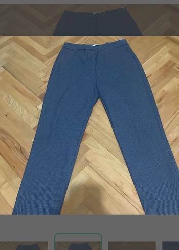 Koton Ekoseli Kadin Koton Pantolon