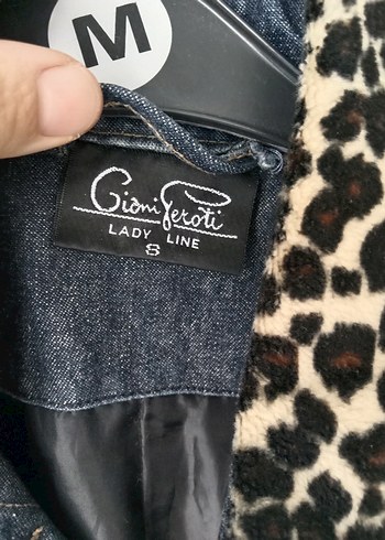 Leopar Yaka Detaylı Kadın Kot Ceket - Görsel 2