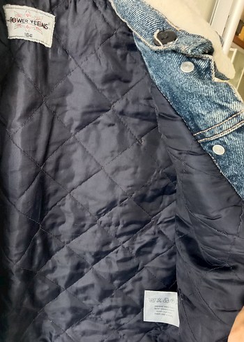 Düğmeli Mavi Kadın Kot Yelek - Görsel 3