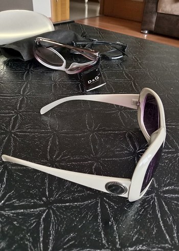 Beyaz Retro Kadın Güneş Gözlüğü - Görsel 2