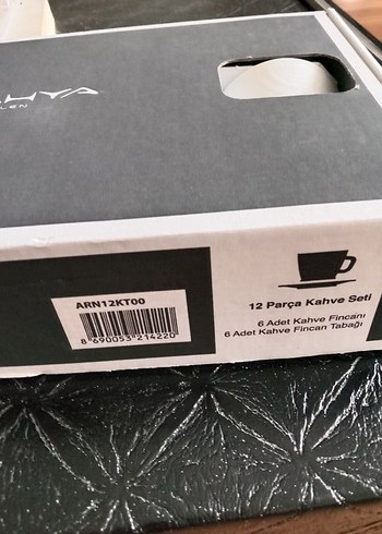 Beyaz Seramik 6 Kişilik Fincan Takımı - Görsel 4