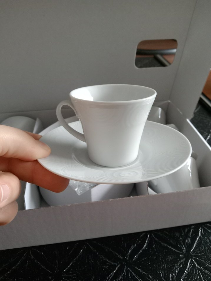 Beyaz Seramik 6 Kişilik Fincan Takımı - Görsel 2