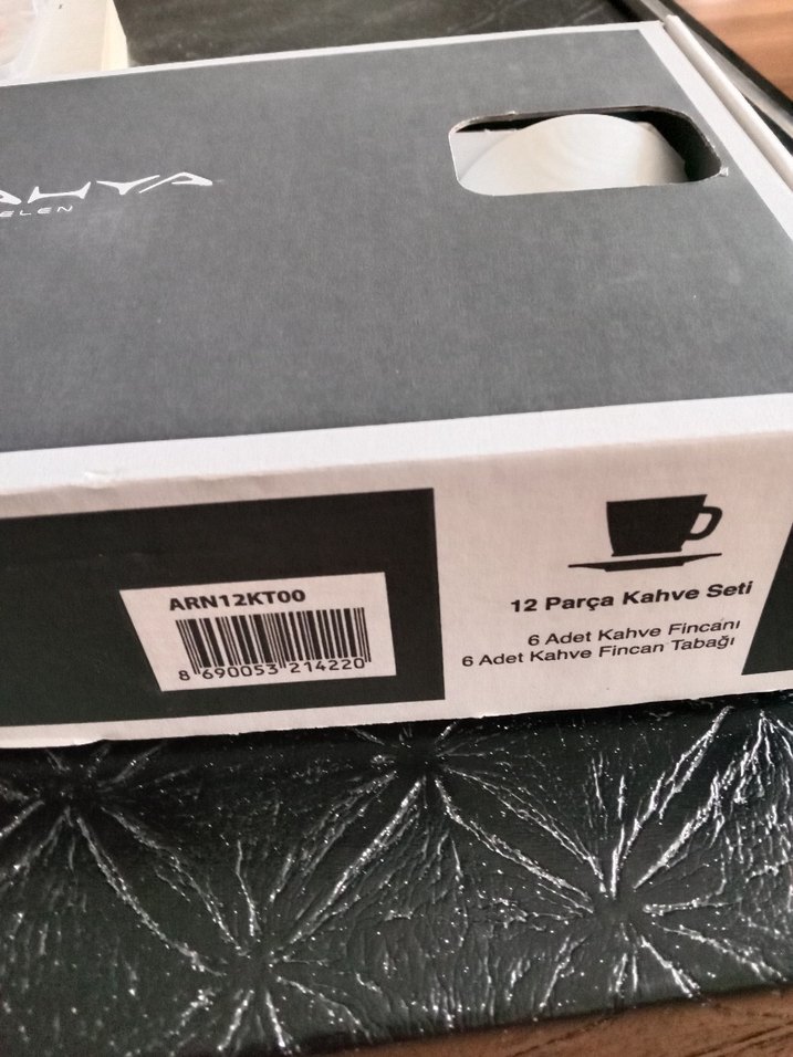 Beyaz Seramik 6 Kişilik Fincan Takımı - Görsel 4