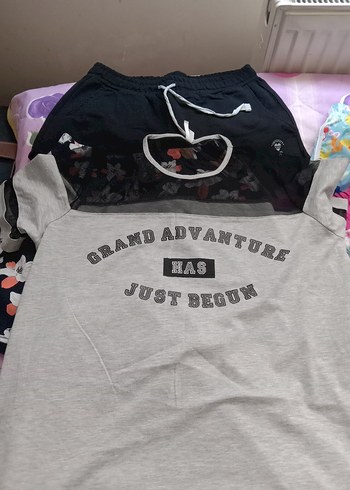 Siyah Pamuklu Mini Spor Şort - Görsel 7