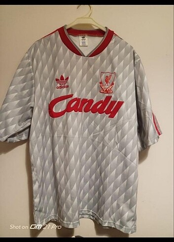 Vintage nostalji adidas Liverpool 1989 forma 