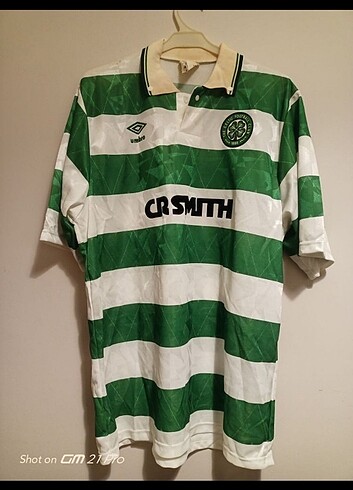 Vintage nostalji 1989 - 1991 Umbro Celtic forma