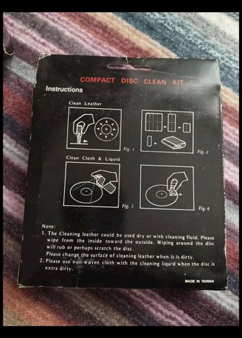 kompakt disk temizleme seti - Görsel 3