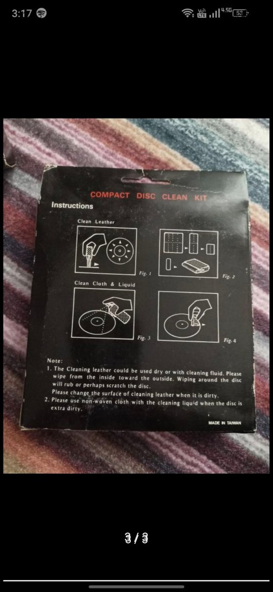 kompakt disk temizleme seti - Görsel 3