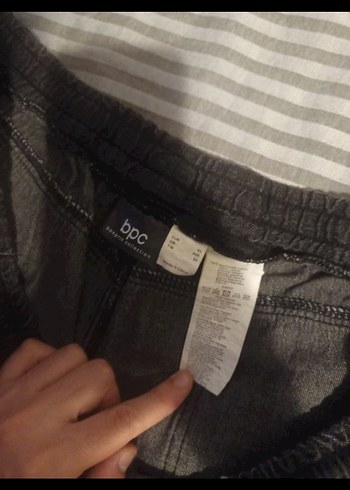 Standart Beden Beden Gri Erkek Denim Şort