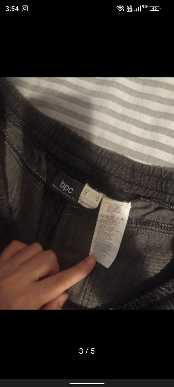 Gri Erkek Denim Şort - Görsel 3