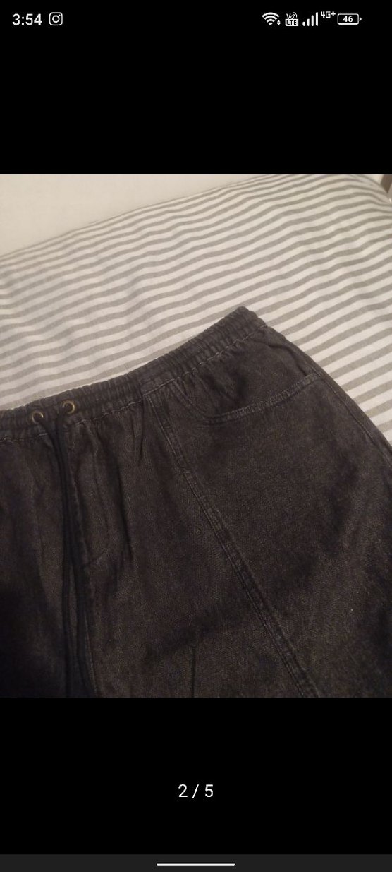 Gri Erkek Denim Şort - Görsel 2