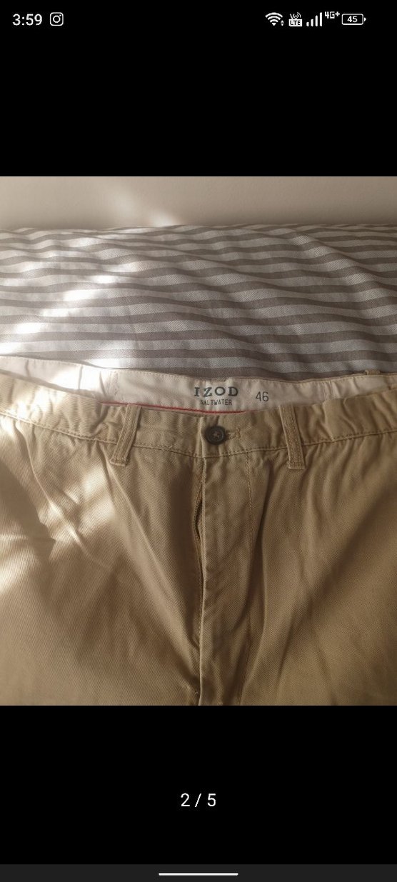 Bej Rahat Kesim Erkek Şort - Görsel 2