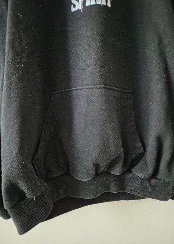 Spırıt baskılı kapüşonlu sweatshirt - Görsel 3