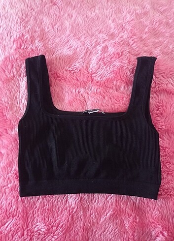 SİYAH CROP 