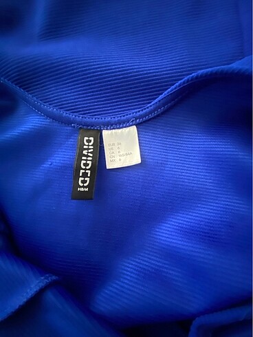 s Beden mavi Renk H&M Elbise