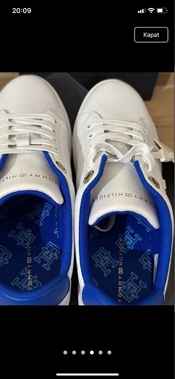 36 Beden beyaz Renk Orjinal Tommy Hilfiger Ayakkabı