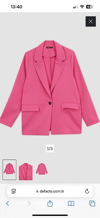 Blazer ceket
