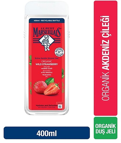 Le Petit Marseillais Akdeniz Çileği Duş Jeli 400ml