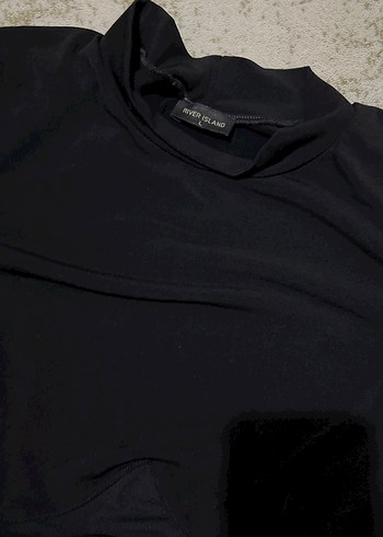 Siyah Balıkçı Yaka Bluz - Görsel 4