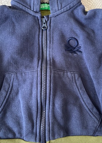 Kapüşonlu Fermuarlı Erkek Çocuk Sweatshirt - Görsel 2