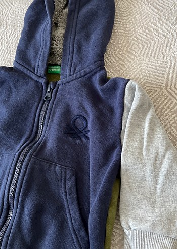 Kapüşonlu Fermuarlı Erkek Çocuk Sweatshirt - Görsel 3