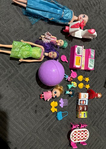 Renkli Mini Bebek ve Mutfak Oyuncak Seti - Görsel 2