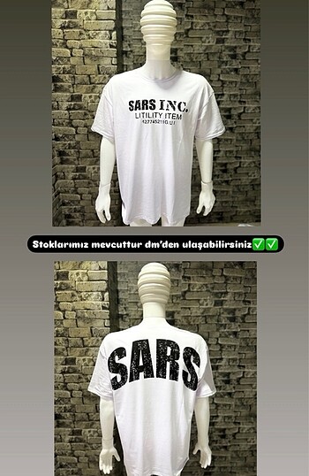 Sars tişört 