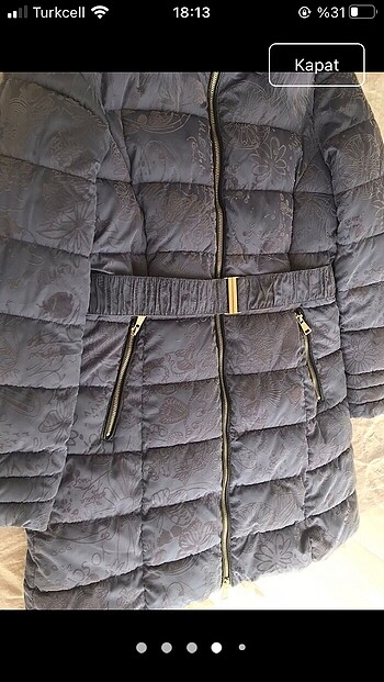  Beden İTALYA ?DAN ALINMIŞ YENİ ŞIK KALİTELİ KULLANILMAMIŞ ANORAK