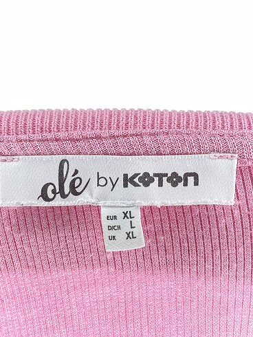 xl Beden pembe Renk Koton Bluz %70 İndirimli.